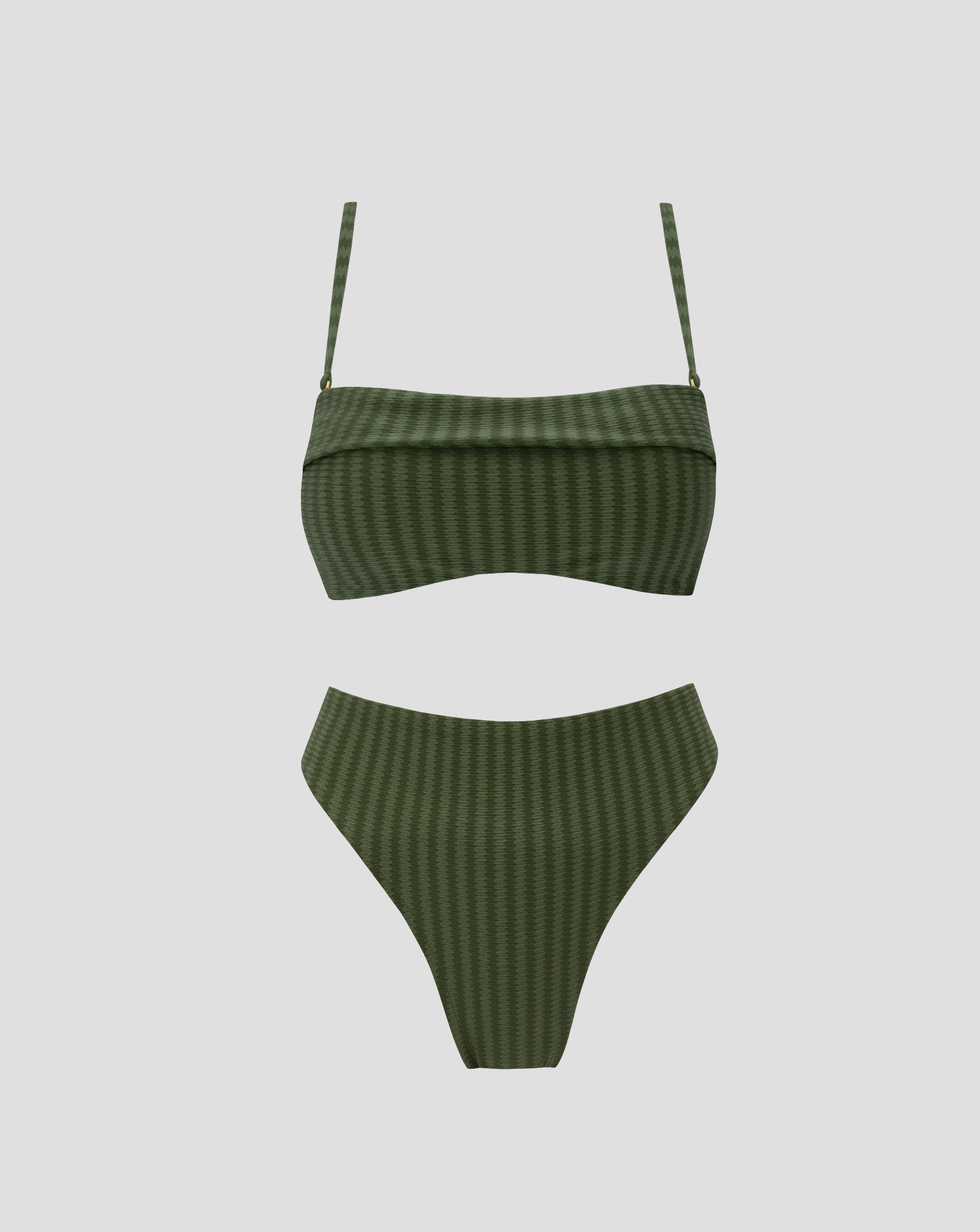 Gala Bikini - Green Croco