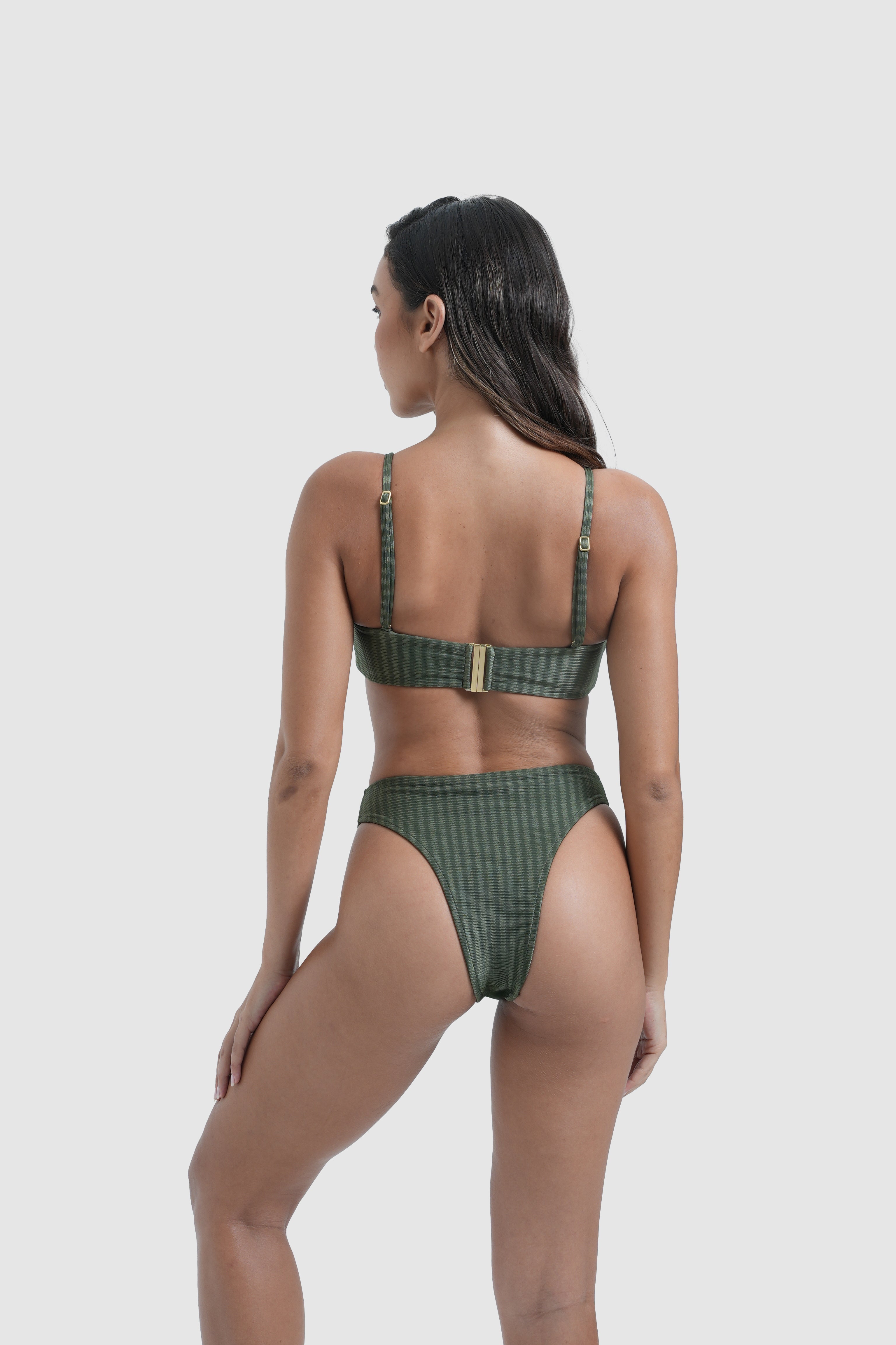 Gala Bottom - Black Green Croco