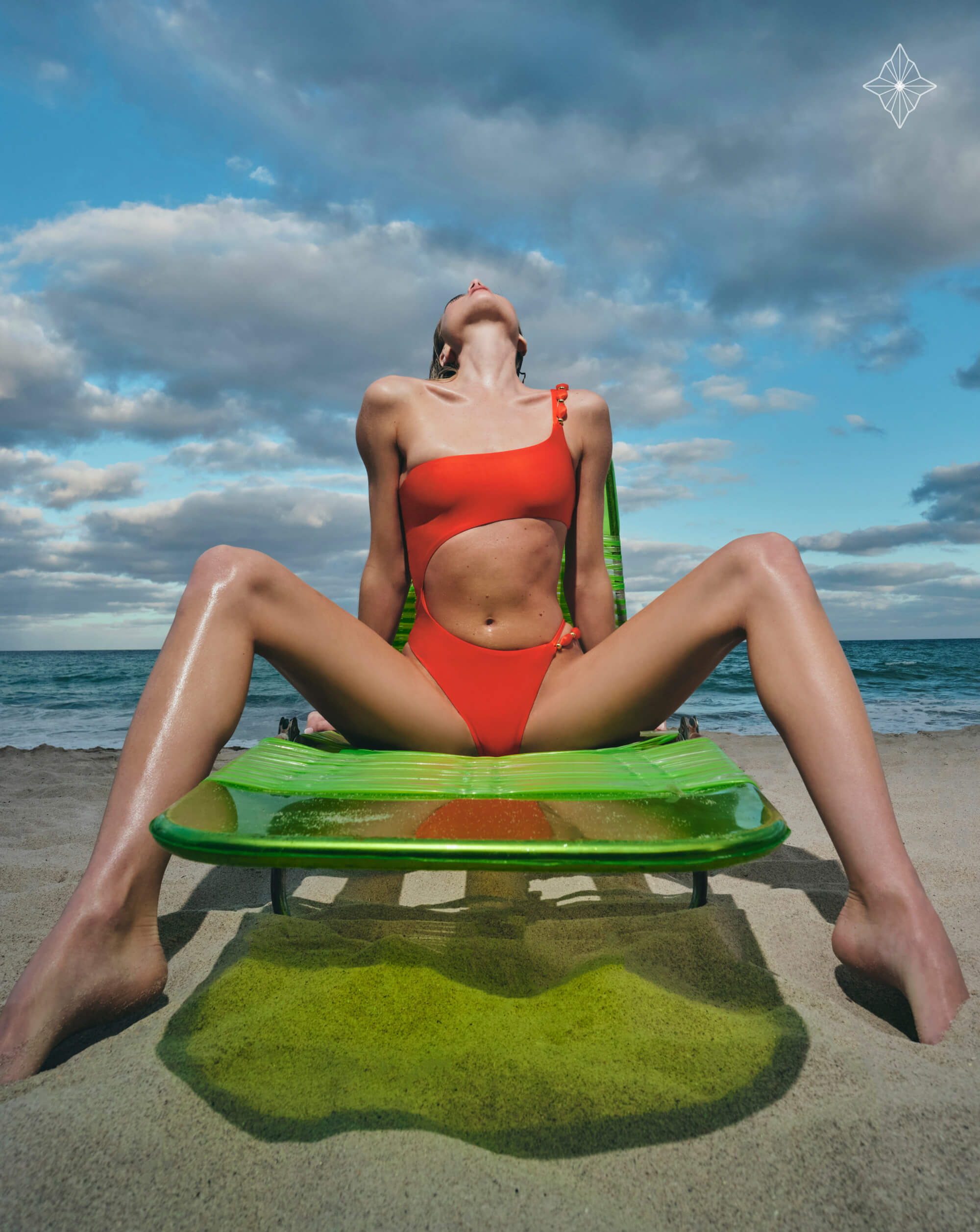 Ibiza One Piece Swimsuit - Vibrant Orange