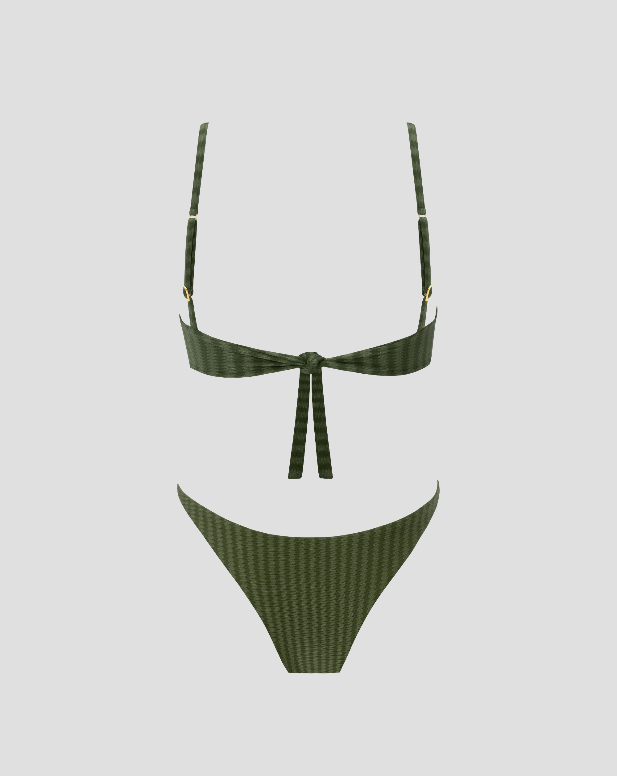 Duna Bikini - Green Croco