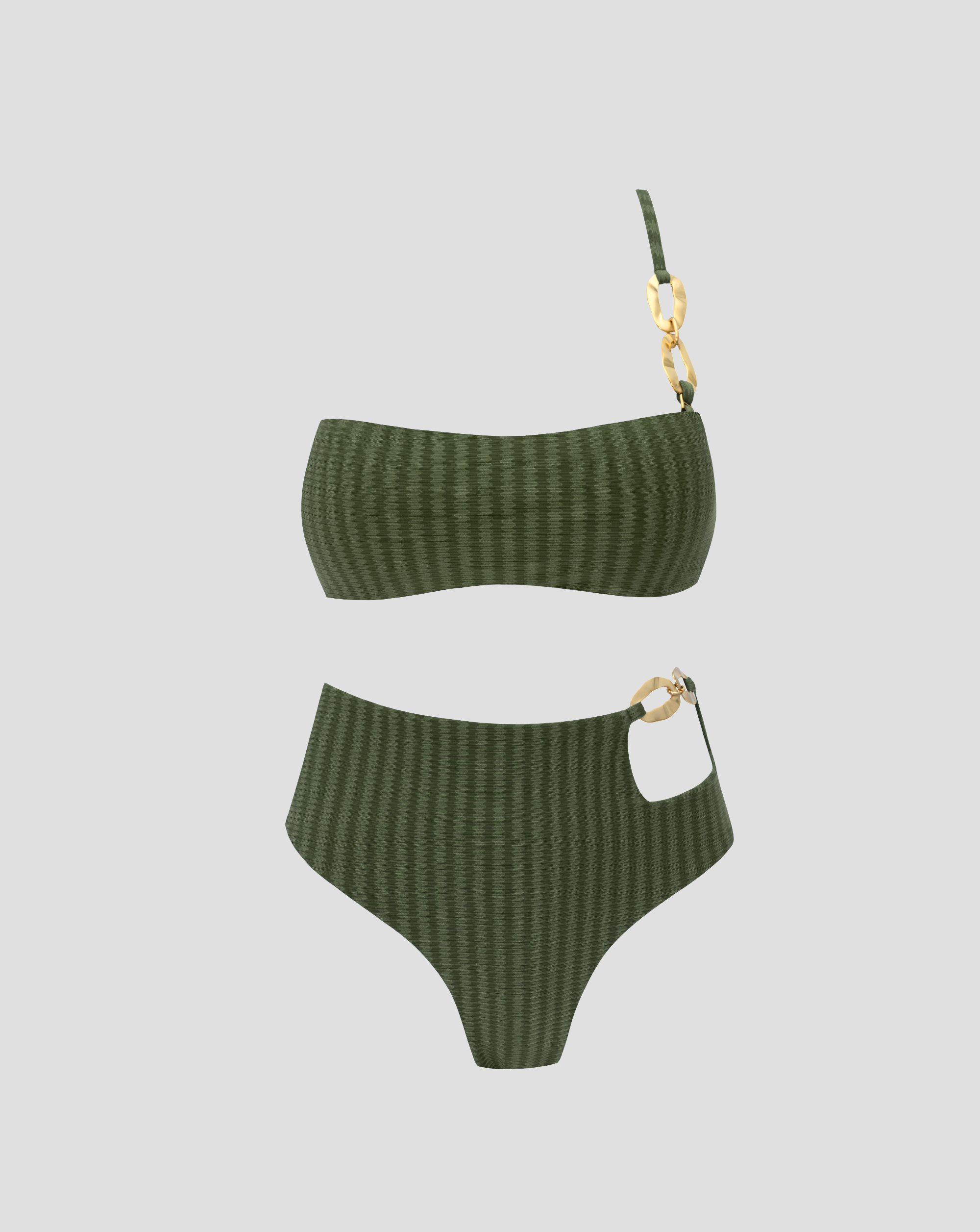 Nácar Bikini - Green Croco