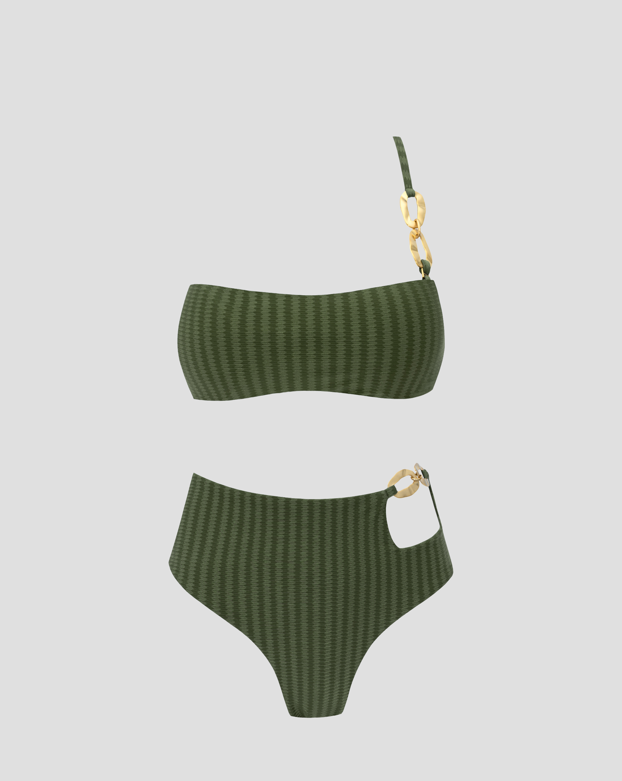 Nácar Bikini - Green Croco