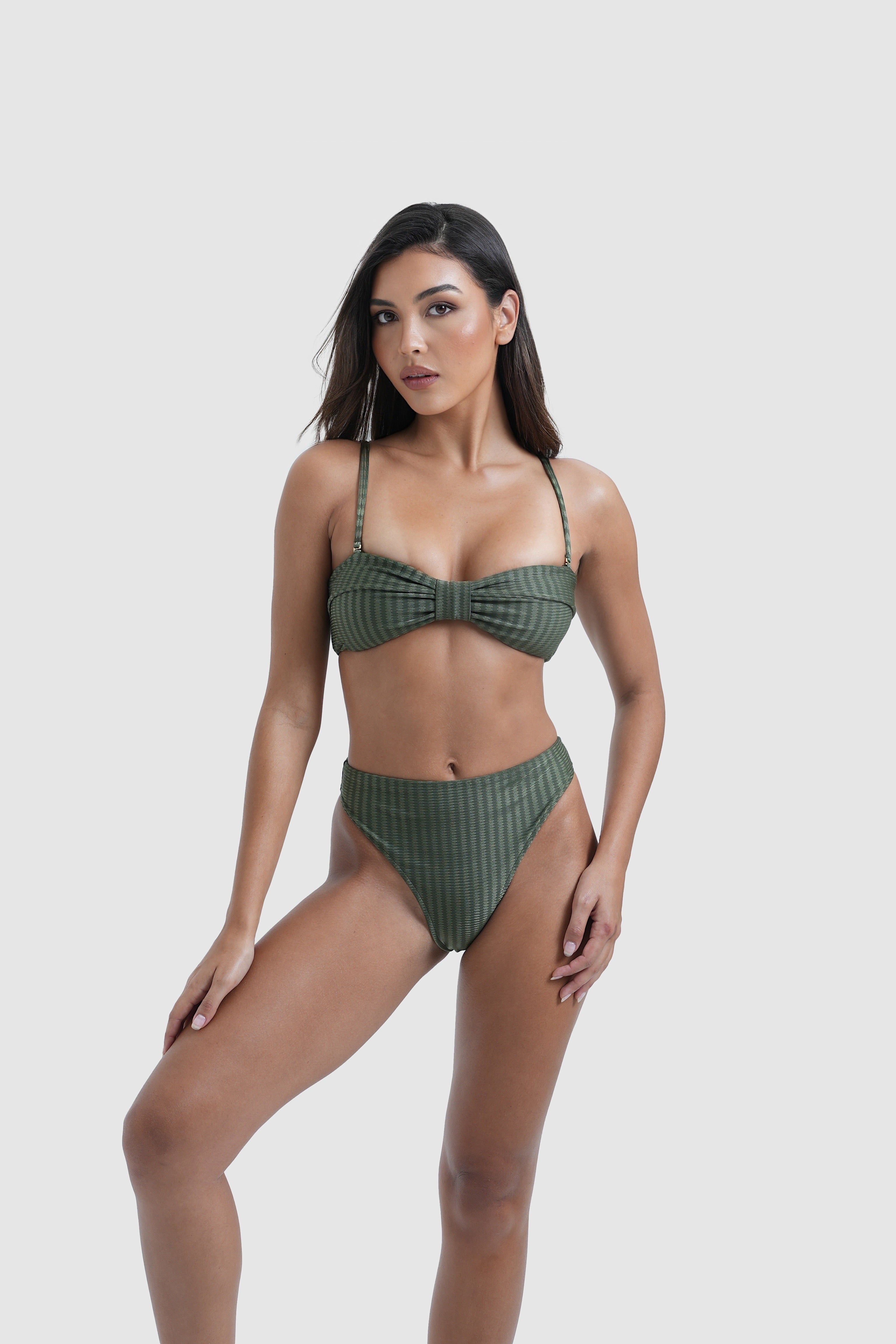 Gala Top - Green Croco