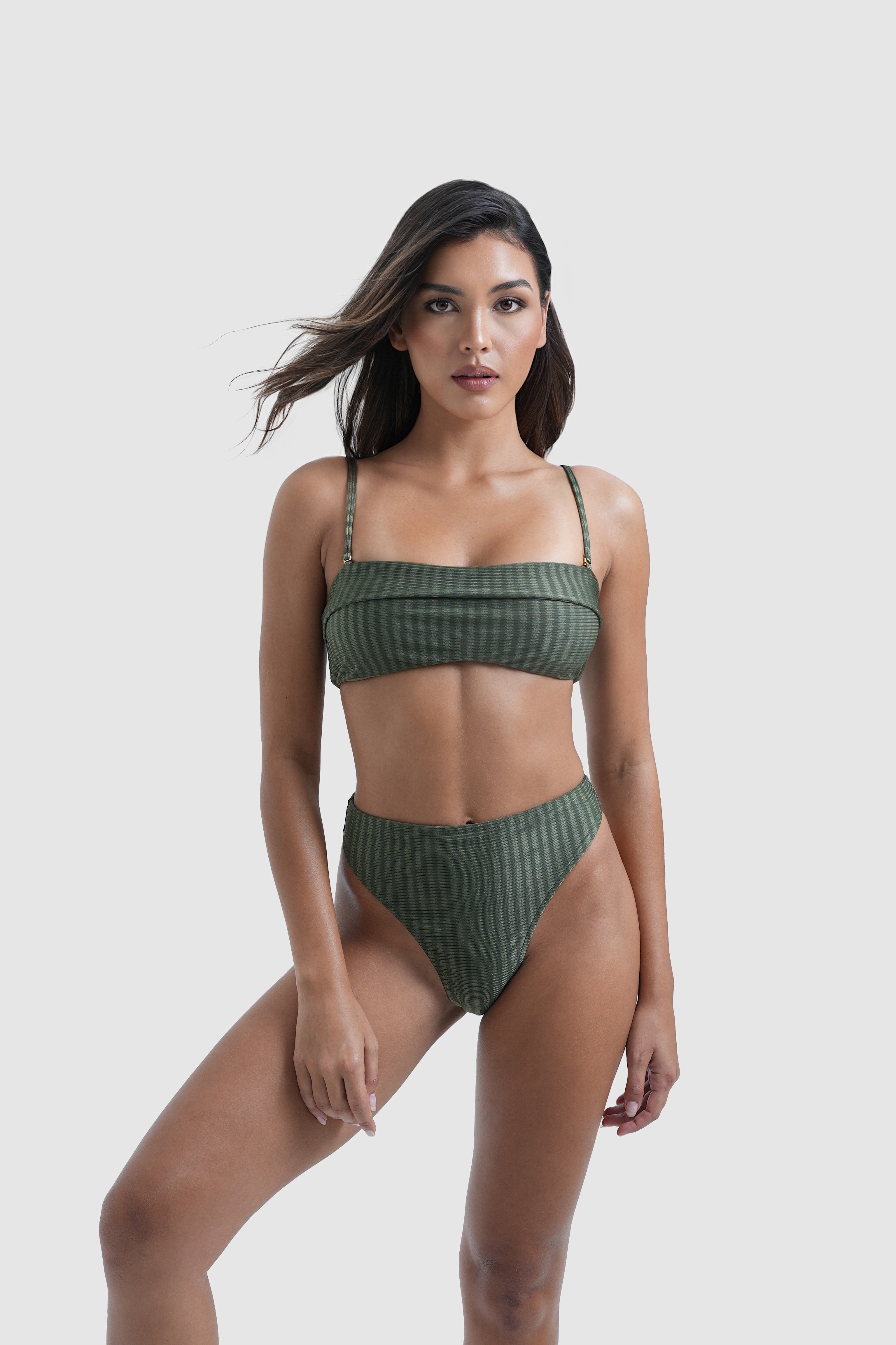 Gala Top - Green Croco