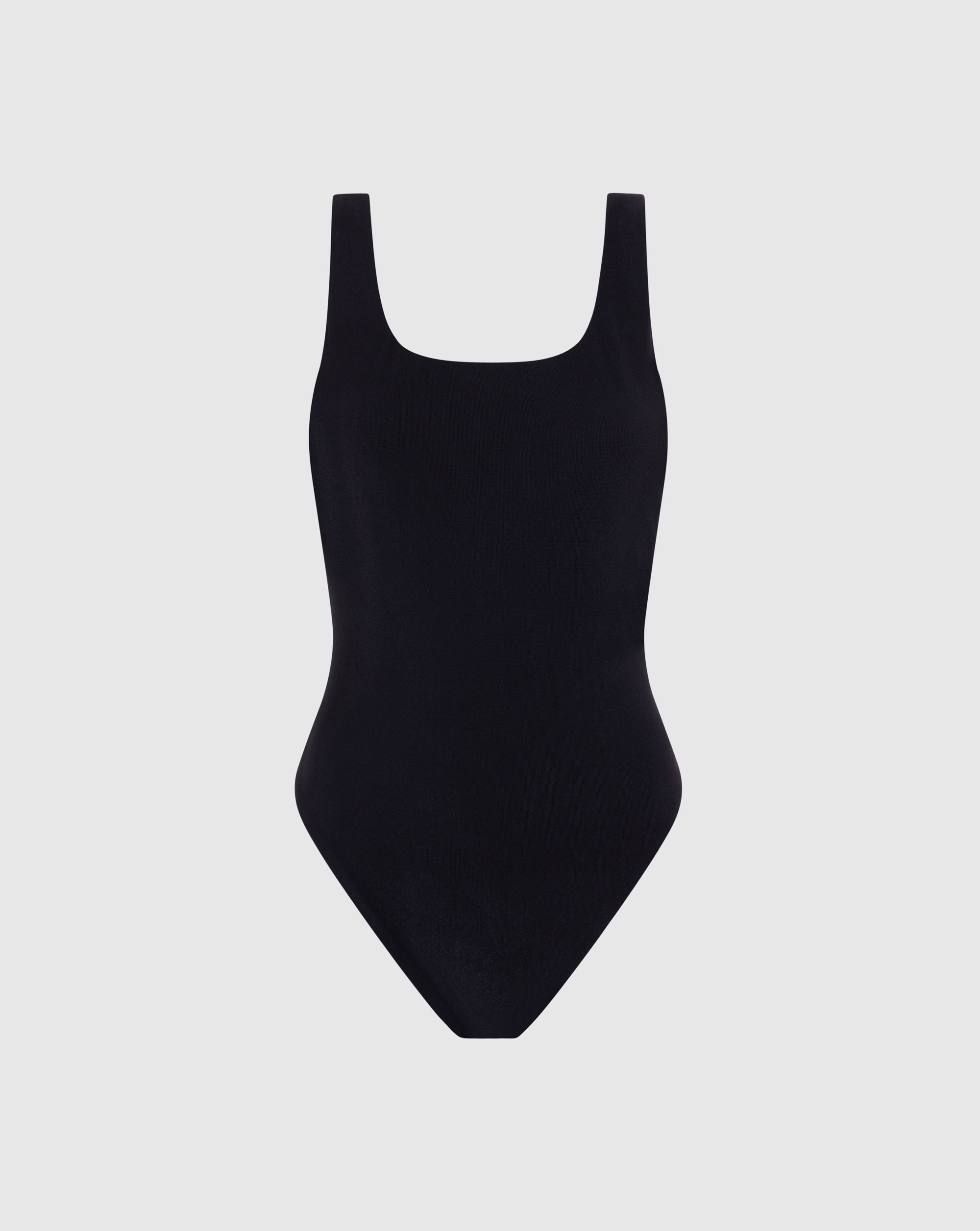 Capri One Piece Swimsuit - Black