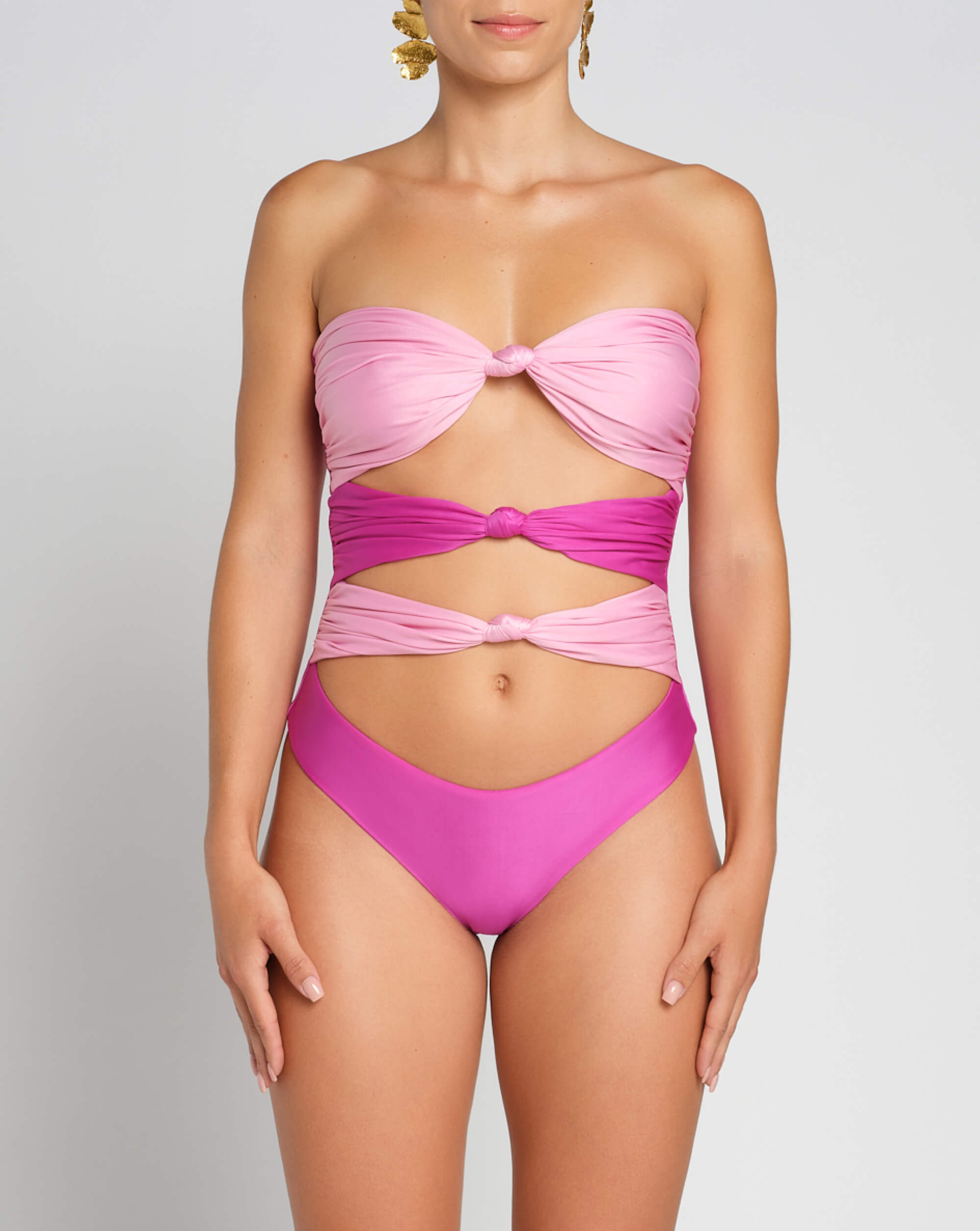 Copacabana One Piece Swimsuit - Fuchsia Gaia/Pink Blossom