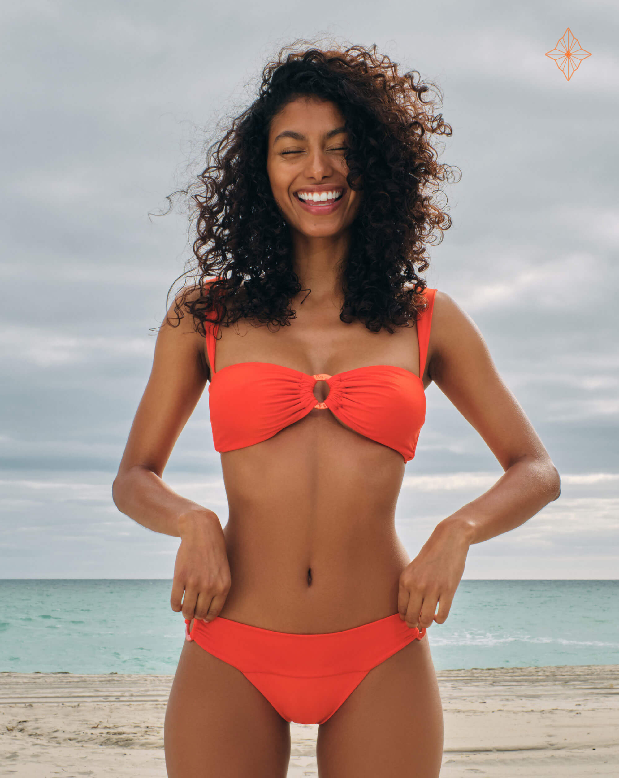 St Tropez Bikini - Vibrant Orange